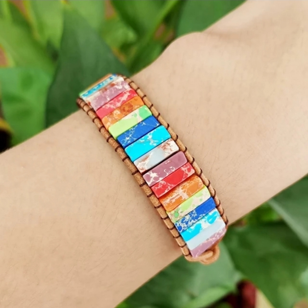 Handmade Stone Chakra Bracelet - Picture 3 of 4